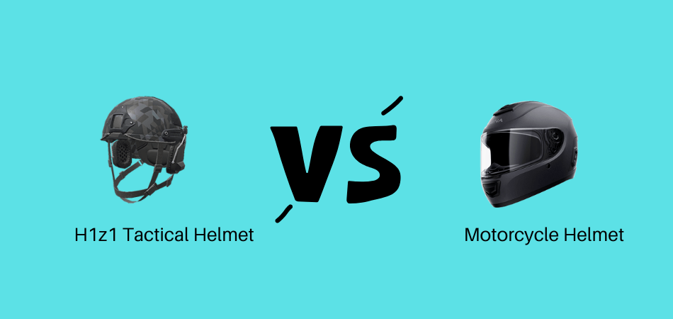 H1z1 Tactical Helmet Vs Motorcycle Helmet - Detail Comparison.